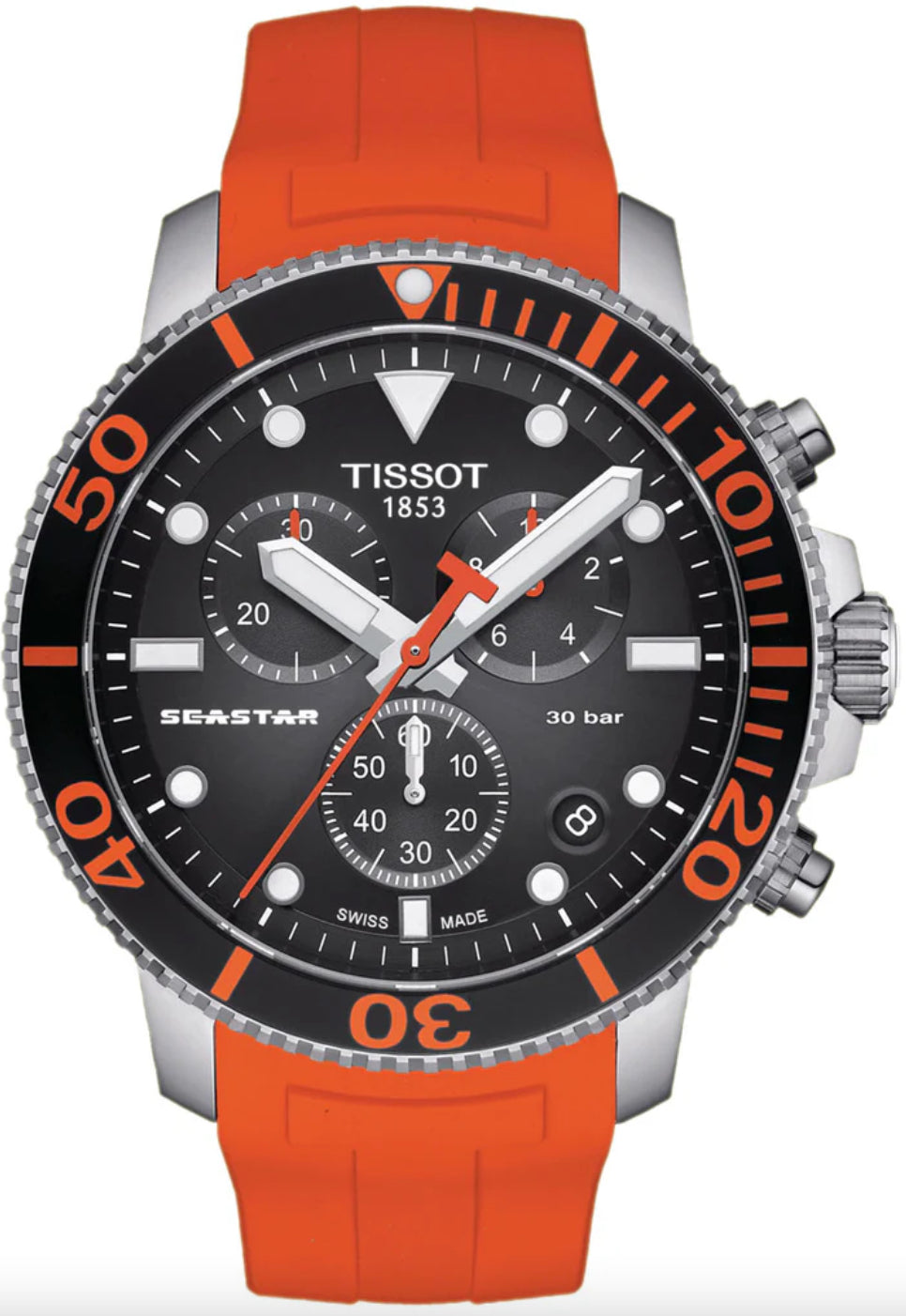 Tissot Seastar 1000 Men's 45.5mm Chronograph Quartz Watch T120.417.17.051.01