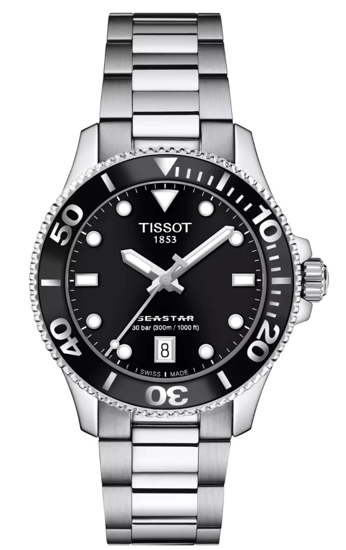 Tissot Seastar 1000 36mm Ladies Chronograph Watch T120.210.11.051.00